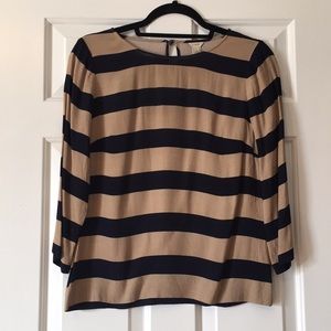 J.Crew stripe blouse